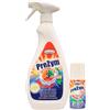 FEI FAN SET SMACCHIATORE ENZIMATICO PREZYM Per Tessuti: Spray, Attivo Contro Tutte Le Macchie, Tripla Azione: Proteasi, Amilasi e Lipasi 750ml + Roll On, Efficace Per Rimuovere Macchie Di Sangue, Caffè.. 60ml
