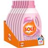 Sole Detersivo Liquido per Capi Delicati per Bucato a Mano e in Lavatrice: 8 Flaconi di Detersivo per Lana e Seta, 8x1000 ml