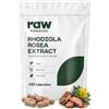 Raw Powders Rhodiola Rosea Estratto 500 mg - 240 Capsule - Integratore Adattogeno per Stress ed Energia - Alto Dosaggio, Vegan - Qualità Premium - Raw Powders