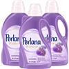 Perlana Lana e Delicati Cura delle Fibre Detersivo Liquido alla Lavanda Lavatrice e a Mano - 3 Flaconi da 1,44L
