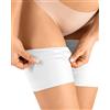 futuro fashion Fasce elastiche per cosce da donna, anti-sfregamento, elastiche, in raso, in silicone, antiscivolo, per sfregare le gambe, contro l'attrito, colori classici
