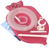 ANCIENTIMPEX Kit di sacchetti per clistere in gomma da 2 litri, borsa per la pulizia del colon riutilizzabile con tubo in silicone di grado superiore e 10 punte del colon per disintossicazione e sollievo dalla