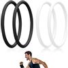 Lyreh 4 Pezzi Cinghia di Supporto per Tendine Rotuleo, Fascia per Ginocchio in Silicone Flessibile Cinghia per Ginocchio Rotuleo Cinghia per Ginocchio Tendine Rotuleo per Corsa Basket Sport