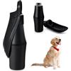 BORDEAG Borraccia per Cani, Acciaio Inox, 750 ml, Pieghevole, Portatile, per Cani, per Passeggiate, Parchi, Campeggio (Nero)