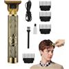 Generic Tagliacapelli per rasoio elettrico - Tagliacapelli per uomo | Strumenti professionali per tagliare i capelli, kit per toelettatura da uomo, tagliacapelli retrò ricaricabile per uomini, donne e bambini