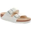 NATURAL LOOK BIRKENSTOCK ARIZONA SHINY LIZARD WHITE BIRKO FLOR 39