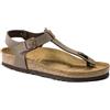 NATURAL LOOK Birkenstock Kairo Mocca Birko-Flor Nubuck sandalo unisex 39