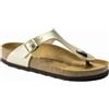 NATURAL LOOK BIRKENSTOCK - Gizeh infradito in birko flor gold 38