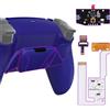eXtremeRate Rise4 V3 Remap Kit per ps5 Controller Joystick,4 Palette Tasti Posteriori Back Button Paddles Cover Grip Gommato per ps5 Joypad BDM-030/040/050-Senza Controller-Cobalt Blue