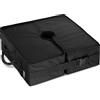 Rhino BaseMate, Ombrello Base Peso Borsa ~ 46cm Quadrato con Fessura Laterale, Facile da Montare, Universale per Ogni Piedistallo di Ombrellone da Giardino (Nero)