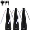 ZVD 3 Pezzi Ventola Anti Insetti, Ventilatore anti Mosche, Repellente per Zanzare per Interni Ed Esterni,Scaccia e Allontana Mosche, Vespe, Moscerini e Zanzare dal Cibo (Nero*3pcs)
