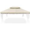 San Marco telo di ricambio per gazebo 3x4 mt, ricambio telo gazebo San Marco 3x4mt, disponibile nei colori bianco/ecrù e diverse grammature. (ecrù, 380 gr)