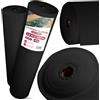 Instalguru Tessuto Antierbacce 80 g/m² 1,6x100 m Telo Pacciamatura Nero Resistente UV Giardino Vialetti Aiuole Blocco Crescita Erbacce Barriera Erbacce Copertura Esterna Terreno