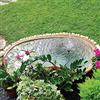 Giardini d'Acqua Kit Completo Laghetto da Giardino Modello Polinesia in vetroresina, Misura Vasca 140 cm x 80 cm + Filtro Interno con Giochi d'Acqua Stagno Artificiale capacità 200Lt Pompa Inclusa