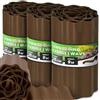 Instalguru Bordura Giardino 25 cm 27 m Profilo Prato Flessibile Separatore Aiuole Plastica Marrone Resistente Intemperie Cordolo Orto Striscia Divisoria Muretto Stop