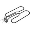 CHEPULA Elemento riscaldante per barbecue di ricambio compatibile con Weber 66631, 65620, 80342, 80343, Q140, serie Q1400, tubo di riscaldamento per forno, 230 V, 2200 W