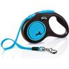 FLEXI New Neon S Tape 5 m blue guinzaglio automatico