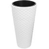 Prosperplast Vaso Matuba Slim DPMT300 2in1 Incluso Inserto (Bianco)