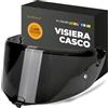 Everalo Visiera Compatibile con LS2 FF811 - Vector 2 - Vector II Carbon (Dark Fume')