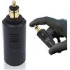 XEIYEI 12V Adattatore Universale DIN Moto Adattatore Standard Europeo a Presa Accendisigari Adattatore Universale da 12 Volt pour Prise DIN