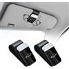 Astralong 2 Pezzi Porta Occhiali da Auto Clip, Portaocchiali da Auto Universale, Portaocchiali per Visiera auto, Clip Per occhiali da auto, Supporti per Occhiali da Sole da autos per occhialis da Vista