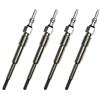 YBHPQRE Candeletta diesel Compatibile Con Skoda Per Superb II 2009-2010 Per Roomster 2007-2010 Per Combi 2005-2010 N10591604 4x 7V Candelette