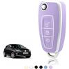 TOOMUME Cover Chiave TPU, Custodia Chiave Adatto per Ford Focus Fiesta Kuga Tourneo Transit Connect Custom Courier Puma Galaxy C-Max S-Max, Copri Chiavi Guscio Chiave Auto Telecomando - Flip Key