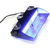 GutReise Blu 16W 16LED Auto Camion Emergenza Strobe Flash Polizia Spia Cena Luminosa (Blu)