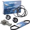kW&HP KIT DISTRIBUZIONE CINGHIA DENTATA COMPLETO DI POMPA DELL'ACQUA CINGHIA SERVIZI PER C3 1.6