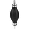 Ejoyous Pompa del Carburante Manuale Con Lampadina di Adescamento, Tubo in Gomma e Alluminio per Gas e Benzina, Sifone Dell'acqua, 12mm