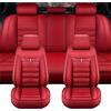 XENITE Coprisedili Auto per Alfa Romeo Giulia Giulietta Mito Stelvio, Car Seat Cover Personalizzati Antisudore Comfort Protezioni Sedili Accessori,Red