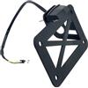 THUJMGH Portatarga Moto Supporto universale per targa per moto con montaggio laterale e luce posteriore a LED, adatto per Honda Suzuki