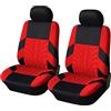 AYBEN Coprisedili Auto Anteriore, per Toyota C-HR Hybrid 2024 2025 Set Copri-Sedile per Guidatore e Passeggero, Accessori Auto Interno,E Red