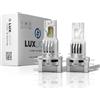 LUXLIGHT Lampadina LED H15 30000LM 100% ADATTABILE 2a Generazione 6500K 12V Bianco 2PZ Kit Lampada Sostituzione PLUG AND PLAY Alogena, Fari Abbaglianti e Anabbaglianti per Auto