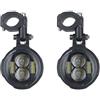 CIOKFCKIOG Faro ausiliario a LED per moto per BMW, per R1200GS, per F800GS ADV, per MT07, per MT09, per CRF1000L, per Africa per Twin fendinebbia, faro per faro moto 7 pollici(2pcs white light)