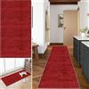 XUEGAIXIA Tappeto Passatoia per Corridoio Moderno Tappeto per Cucina Antiscivolo Tappeto Ingresso Corridoio Lavabile 70 x 100 cm Tappeti Cucina Tappeto Runner per Cucina, Bagno, Soggiorno, Rosso