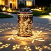 OUTONLIFE Regali Per Donne Mamma Nonna, Lanterne Solari da Esterno Libellula Impermeabili In Metallo Da Appendere, Luci Giardino Cortile Patio Prato Sentiero Decorazioni Regalo Compleanno