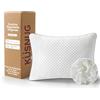 KUSNUG Cuscini 50 × 70 cm Set di 1- Cuscini Ergonomici in Memory Foam, Altezza Regolabile con Cerniera, per Tutte le Posizioni di Sonno e Utilizzo in Ogni Stagione