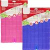 Sicignano Casalinghi Ingrosso Casalinghi Sicignano | Panno Quadrello 100% Microfibra, Extra Pulente, Resistente, Senza Aloni, Multiuso, Per Tutte le Superfici, Lavabile e Riutilizzabile, Colori Assortiti (2, 50x70, con asola)