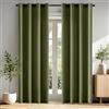 MIULEE Tende per interni Tende Trasparenti per Camera da Letto Finestra Moderne Tenda Salotto Soggiorno 2 Pannelli 140x225cm Verde Matcha