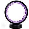 BJYX Luce Notturna Ametista, Lampada da Tavolo in Cristallo Curativo, Luce Notturna in Cristallo Naturale per Terapia Energetica Positiva, Meditazione Reiki, Regalo Premium