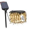 VA-Cerulean Catena luminosa a energia solare, 30 m, 300 LED, luce bianca calda, 8 modalità, con telecomando, IP44, impermeabile, decorazione per interni ed esterni, per Halloween, Natale, matrimonio