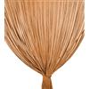 Tex family Tenda Mariel Soffice a Perline in Stoffa Anti Insetti e Antirumore - Modificabile - Colore Ruggine - Cm. 100x220