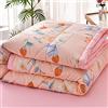 Chickwin Trapuntino Copriletto Matrimoniale Singolo, 3D Semplice Reversibile Coperta Primaverile Autunnale Trapunta Estivo Trapuntato Coperta Letto per Camera da Letto (100x150cm,Primavera Fragole)
