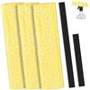 Adiwo 3 Pz Panni in Microfibra e 2 Pz Gomma di Ricambio per Finestre in Vetro (28 Cm e 17 Cm), Kit di Sostituzione per la Pulizia delle Finestre con Karcher WV2 WV5 WV6 Plus Premium