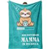 Niyewsor Regalo Mamma Compleanno, Flanella Coperta per Mamma 130 x 150cm, Verde | Regalo Mamma Compleanno, Regali Festa della Mamma Natale per la Mamma da Figlia e Figlio