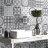 RE-COVERTILES Adesivi Piastrelle Cucina Bagno in PVC 36 Pz 10x10 cm PS00174