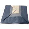 Corredocasa Completo Letto Matrimoniale Maxi 270x300 cm 100% Puro Cotone Naturale Lenzuolo Sotto Retto Senza Angoli+Sopra+2 Federe Made in Italy Morbido, Traspirante, Anallergico(Avion)