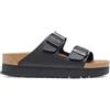 Birkenstock Ciabatte Arizona PAP Flex Platform Nere da Donna 41