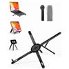 SupeDesk Supporto pieghevole per laptop 3 in 1 regolabile in altezza e angolazione, in lega di alluminio, supporto per laptop ventilato, supporto ergonomico per laptop da 4 a 16, magnetico